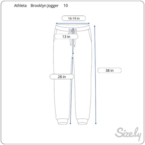 Athleta Brooklyn Jogger Pants For Women Size 10 Blue Snake Print - Picture 6 of 6